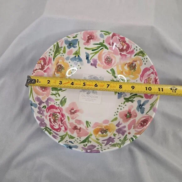 Outdoor Melamine Serving Bowl with Utensils - Picture 5 of 8